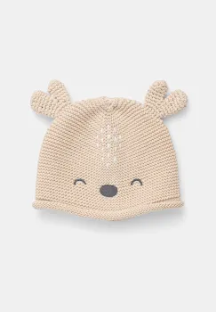 United Colors of Benetton caciula bebe culoarea bej, 6VEEAA00Y imagine