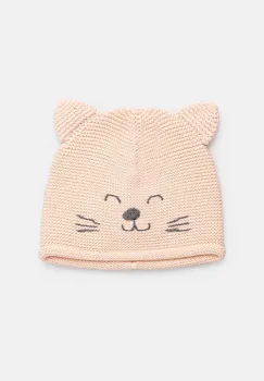 United Colors of Benetton caciula copii culoarea roz, din tesatura neteda, 6VEEAA00P imagine