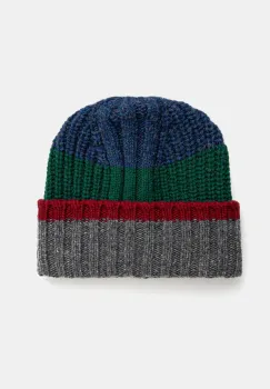 United Colors of Benetton caciula de lana culoarea gri, de lana, din tricot gros, 123MKA00Q imagine