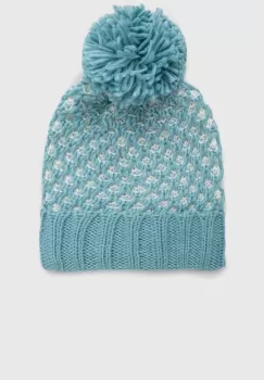 United Colors of Benetton caciula din lana pentru copii culoarea turcoaz, din tricot gros imagine