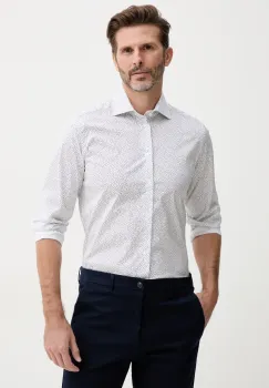United Colors of Benetton camasa barbati, cu guler italian, slim, 5JUEUQ04D imagine
