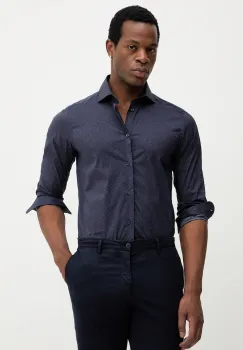 United Colors of Benetton camasa barbati, cu guler italian, slim, 5JUEUQ04D imagine
