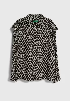 United Colors of Benetton camasa copii culoarea negru imagine