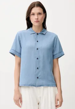 United Colors of Benetton camasa cu guler clasic, relaxed, 5KHNDQ0BW imagine