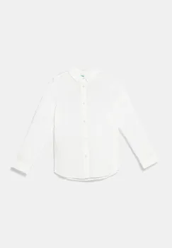 United Colors of Benetton camasa culoarea alb, 5AWRCQ01M imagine