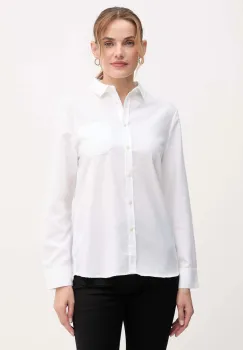 United Colors of Benetton camasa culoarea alb, cu guler clasic, regular, 56D8DQ0CG imagine