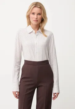 United Colors of Benetton camasa culoarea alb, cu guler clasic, regular, 570QDQ0AL imagine