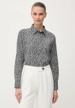 United Colors of Benetton camasa culoarea alb, cu guler clasic, regular, 5Q6SDQ0AY imagine