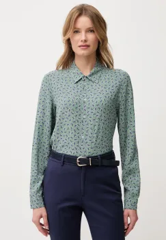 United Colors of Benetton camasa culoarea verde, cu guler clasic, regular, 5T17DQ0AZ imagine