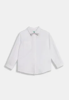 United Colors of Benetton camasa de bumbac pentru copii culoarea alb, 59UXGQ029 imagine