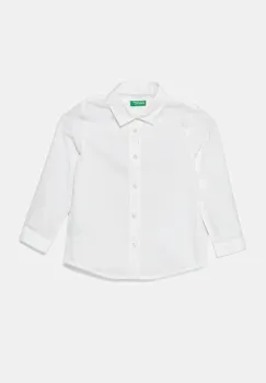 United Colors of Benetton camasa de bumbac pentru copii culoarea alb, 5DGXGQ00I imagine