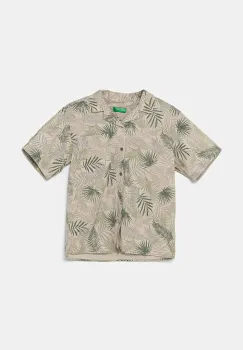 United Colors of Benetton camasa de bumbac pentru copii culoarea gri, 5OUGCQ03U imagine