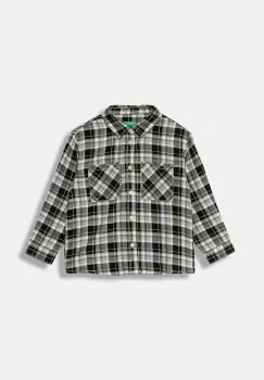 United Colors of Benetton camasa de bumbac pentru copii culoarea negru, 5LQHGQ02S imagine
