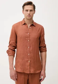 United Colors of Benetton camasa de in cu guler clasic, regular, 5BKU5QJG8 imagine