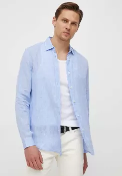 United Colors of Benetton camasa de in cu guler clasic, regular imagine