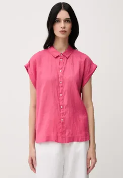 United Colors of Benetton camasa de in culoarea bej, cu guler clasic, regular imagine