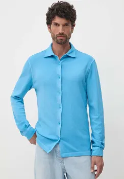 United Colors of Benetton camasa din bumbac barbati, cu guler clasic, regular, 5WMYUQ052 imagine