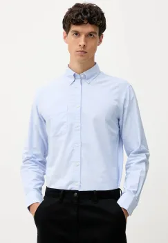 United Colors of Benetton camasa din bumbac cu guler button-down, regular, 5FGBUQ04C imagine