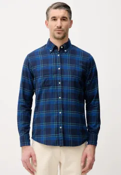 United Colors of Benetton camasa din bumbac cu guler button-down, regular, 5TCRUQ04W imagine