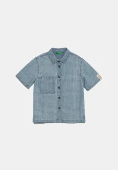 United Colors of Benetton camasa din bumbac pentru bebelusi 53Z9GQ02P imagine