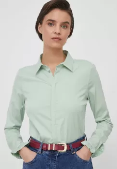United Colors of Benetton camasa femei, cu guler clasic, slim imagine