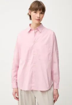United Colors of Benetton camasa femei, culoarea roz, cu guler clasic, relaxed, 54KXDQ0B2 imagine
