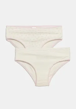 United Colors of Benetton chiloti copii 2-pack culoarea bej, 319X0S02F imagine