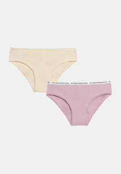 United Colors of Benetton chiloti copii 2-pack culoarea bej, 3MC10S1BF imagine