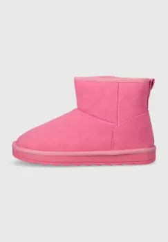 United Colors of Benetton cizme de iarna pentru copii culoarea roz imagine
