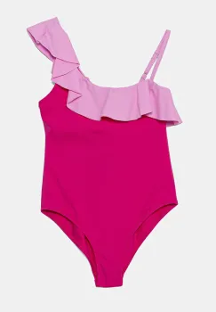 United Colors of Benetton costum de baie dintr-o bucata pentru copii culoarea violet, 3L030I00O imagine
