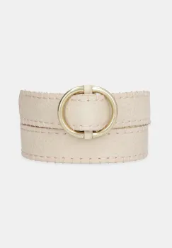 United Colors of Benetton curea culoarea bej, 699RDL019 imagine