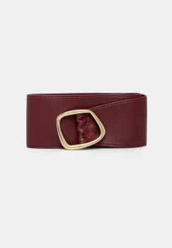 United Colors of Benetton curea culoarea rosu, 668YDL01F imagine