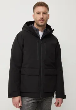 United Colors of Benetton geaca barbati, culoarea negru, de iarna, 275PUN062 imagine