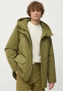 United Colors of Benetton geaca barbati, culoarea verde, de iarna, 26UWUN061 imagine