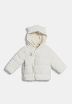 United Colors of Benetton geaca bebe culoarea bej, 2WU0AN00U imagine