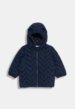 United Colors of Benetton geaca bebe culoarea bleumarin, 2WU0AN00W imagine