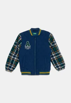 United Colors of Benetton geaca copii culoarea albastru marin, 240XGN02U imagine