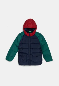 United Colors of Benetton geaca copii culoarea albastru marin, 2WU0CN052 imagine