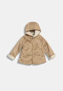 United Colors of Benetton geaca copii culoarea bej, 2JLAGN044 imagine