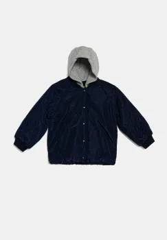 United Colors of Benetton geaca copii culoarea bleumarin, 26JDGN040 imagine