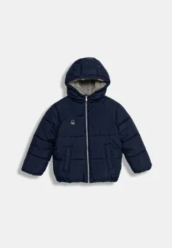 United Colors of Benetton geaca copii culoarea bleumarin, 2WU0CN05I imagine
