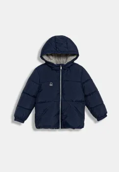 United Colors of Benetton geaca copii culoarea bleumarin, 2WU0GN035 imagine