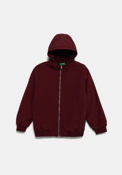 United Colors of Benetton geaca copii culoarea bordo, 2IGGCN06J imagine