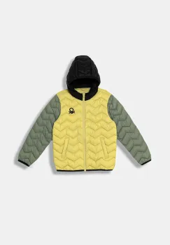 United Colors of Benetton geaca copii culoarea galben, 2TWDCN04V imagine