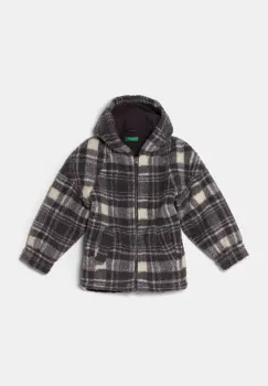 United Colors of Benetton geaca copii culoarea gri, 29J8CN05O imagine