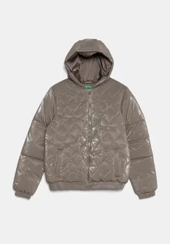 United Colors of Benetton geaca copii culoarea maro, 27WYCN05A imagine