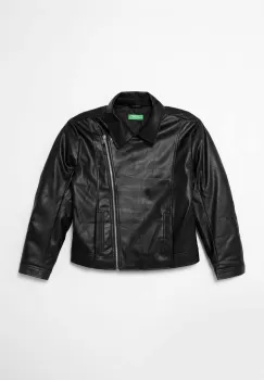 United Colors of Benetton geaca copii culoarea negru imagine