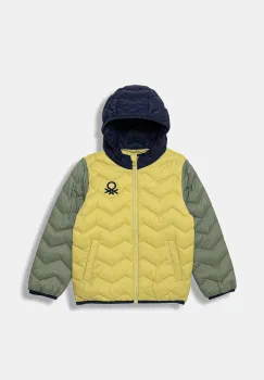 United Colors of Benetton geaca copii culoarea verde, 2TWDGN02V imagine