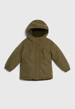 United Colors of Benetton geaca copii culoarea verde imagine