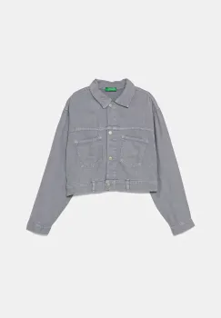 United Colors of Benetton geaca copii culoarea violet, 21AQCN060 imagine